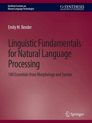 cover image of Linguistic Fundamentals for Natural Language Processing